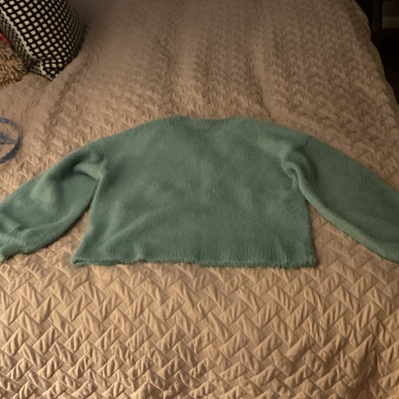 Hem & Thread Teal 'Weekend' Sweater - Picture 10 of 14